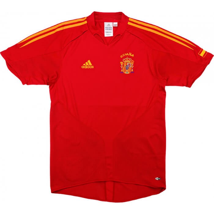 Tailandia Camiseta España Primera equipo Retro 2004 2006 Rojo